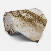 Leonardo da Vinci's schets van het reusarmbruswape Stropdas (Opgerold)