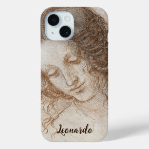 Leonardo da Vinci's Studie van de kop van Leda iPhone 15 Case