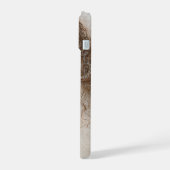 Leonardo da Vinci's Studie van het hoofd van Leda iPhone 15 Case (Linkerkant)