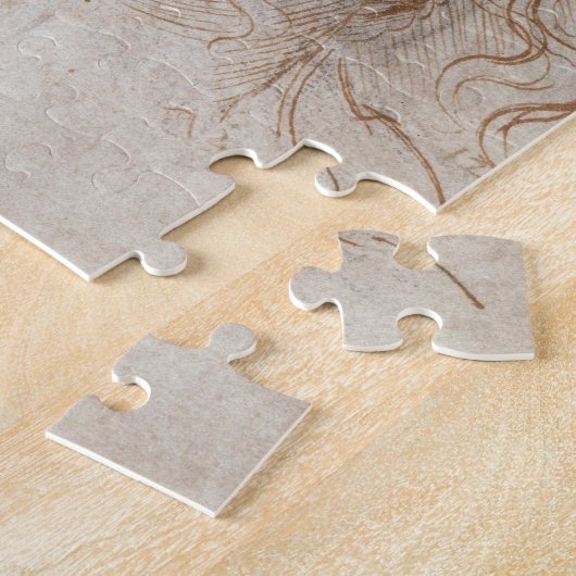 Leonardo da Vinci's studie van het hoofd van Leda Legpuzzel (Zijkant)