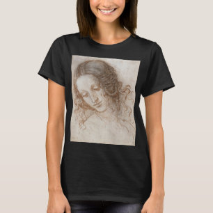 Leonardo da Vinci's studie van het hoofd van Leda T-shirt