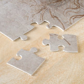Leonardo da Vinci's Studie van Leda's hoofd Legpuzzel (Zijkant)