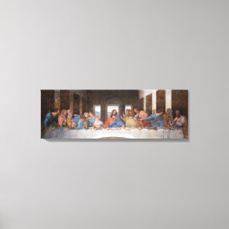 Leonardo da Vinci's The Last Supper (1495-1498) Canvas Afdruk
