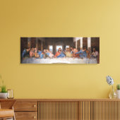 Leonardo da Vinci's The Last Supper (1495-1498) Canvas Afdruk (Insitu (Woonkamer))