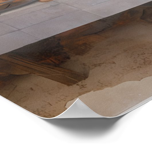 Leonardo da Vinci's The Last Supper (1495-1498) Poster (Hoek)