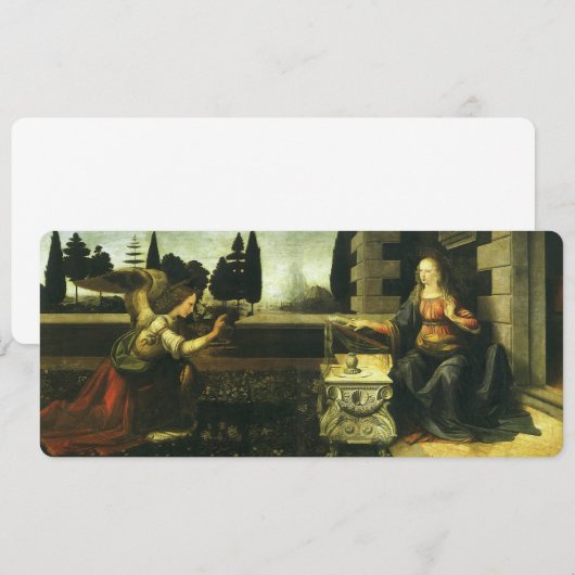 Leonardo da Vinci's verklaring van de Heer (Voorkant / Achterkant)