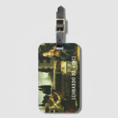 Leonardo da Vinci's verklaring van de Heer Bagagelabel (Voorkant (verticaal))