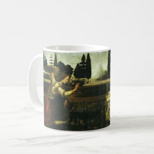 Leonardo da Vinci's verklaring van de Heer Koffiemok (Voorkant links)