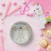 Leonardo da Vinci's Vitruviaanse Man Paper Bord (Feest)