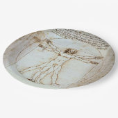 Leonardo da Vinci's Vitruviaanse Man Paper Bord (Gekanteld)