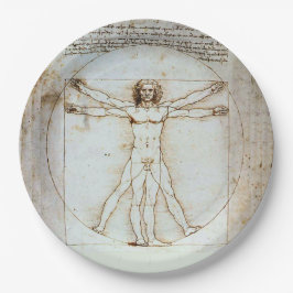 Leonardo da Vinci's Vitruviaanse Man Paper Bord