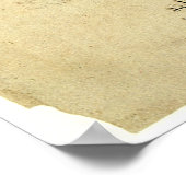 Leonardo da Vinci's vleugel op vliegmachineschets Poster (Hoek)