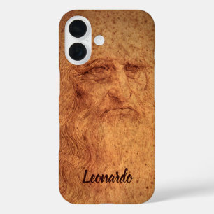 Leonardo da Vinci's Zelfportret, Renaissancekunst iPhone 16 Hoesje