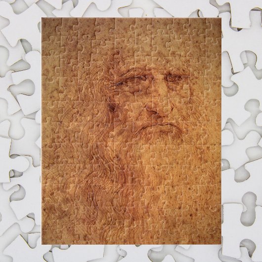 Leonardo da Vinci's Zelfportret, Renaissancekunst Legpuzzel