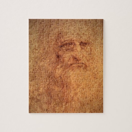 Leonardo da Vinci's Zelfportret, Renaissancekunst Legpuzzel (Verticaal)