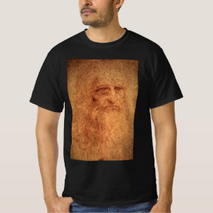 Leonardo da Vinci's Zelfportret, Renaissancekunst T-shirt