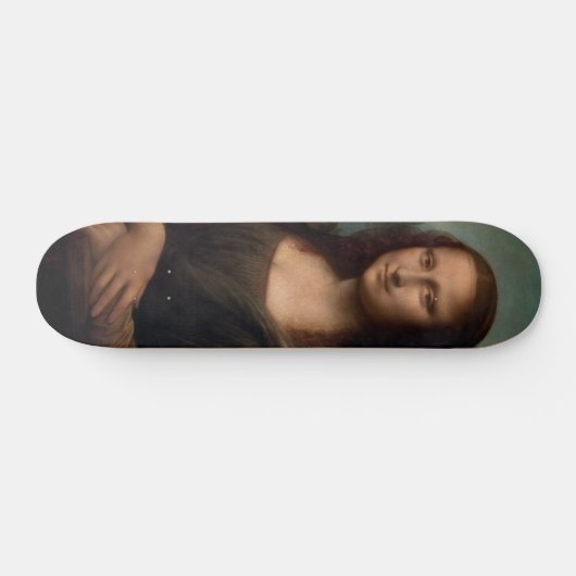 leonardo davinci- mona lisa persoonlijk skateboard (Horizontaal)