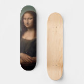 leonardo davinci- mona lisa persoonlijk skateboard (Voorkant)