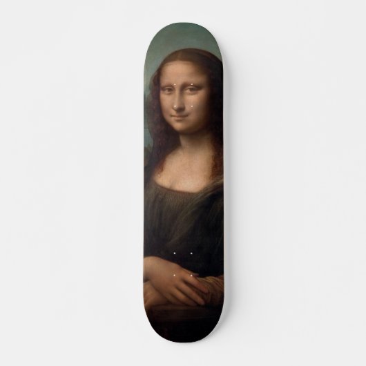 leonardo davinci- mona lisa persoonlijk skateboard (Voorkant)