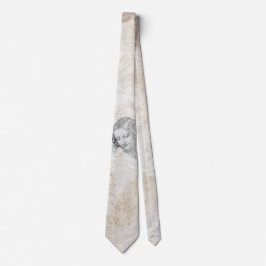 Leonardo DaVinci schets Leda perkament Elegante Ku Stropdas