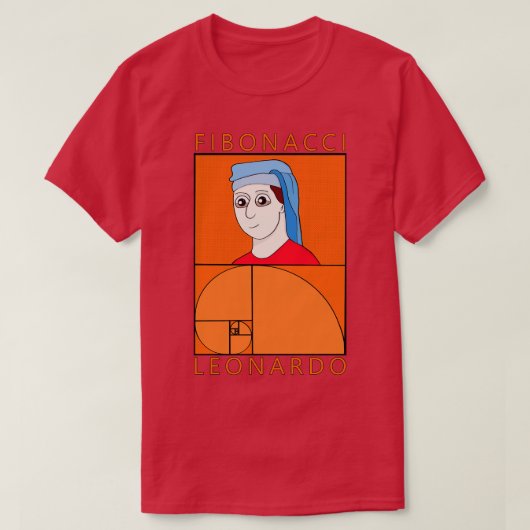 Leonardo Fibonacci T-shirt (Design voorkant)
