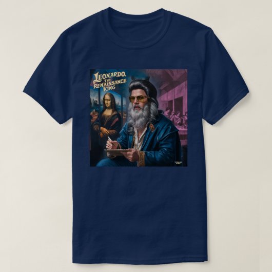 Leonardo, koning van de Renaissance T-shirt (Design voorkant)