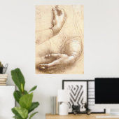 LEONARDO Leonardo da Vinci HANDEN Onderzoek van ha Poster (Thuiskantoor)