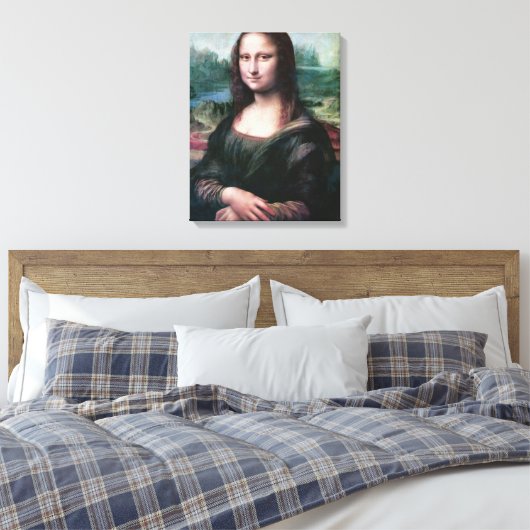 Leonardo Mona Lisa Canvas Afdruk (Insitu (Slaapkamer))