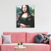 Leonardo Mona Lisa Canvas Afdruk (Insitu (Woonkamer))