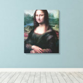 Leonardo Mona Lisa Canvas Afdruk (Insitu (Houten vloer))