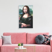 Leonardo Mona Lisa Canvas Afdruk (Insitu (Woonkamer))