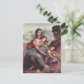 Leonardo Vinci- De Maagd en het Kind met St. Anne Briefkaart (Staand voorkant)