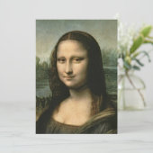 Leonardo Vinci | Mona Lisa, c.1503-6 Bedankkaart (Staand voorkant)