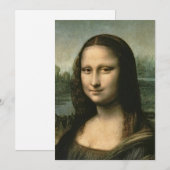 Leonardo Vinci | Mona Lisa, c.1503-6 Bedankkaart (Voorkant / Achterkant)