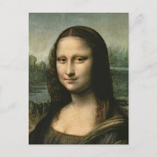 Leonardo Vinci | Mona Lisa, c.1503-6 Briefkaart (Voorkant)