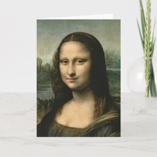 Leonardo Vinci | Mona Lisa, c.1503-6 Kaart (Voorkant)