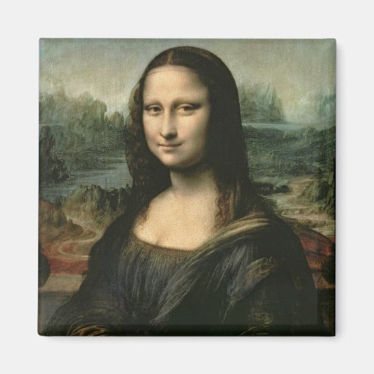 Leonardo Vinci | Mona Lisa, c.1503-6 Magneet (Voorkant)