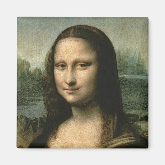 Leonardo Vinci | Mona Lisa, c.1503-6 Magneet (Voorkant)