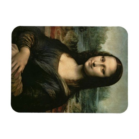 Leonardo Vinci | Mona Lisa, c.1503-6 Magneet (Horizontaal)