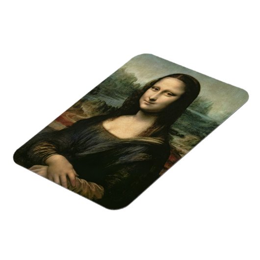 Leonardo Vinci | Mona Lisa, c.1503-6 Magneet (Linkerzijde)