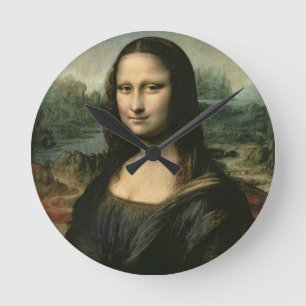Leonardo Vinci   Mona Lisa, c.1503-6 Ronde Klok