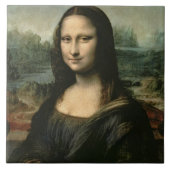 Leonardo Vinci | Mona Lisa, c.1503-6 Tegeltje (Voorkant)