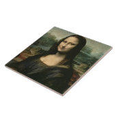 Leonardo Vinci | Mona Lisa, c.1503-6 Tegeltje (Zijkant)