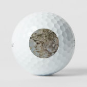 Leonardo's geharnaste krijger  golfballen (Voorkant)