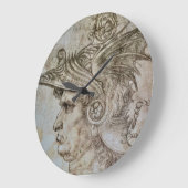 Leonardo's geharnaste krijger grote klok (Hoek)
