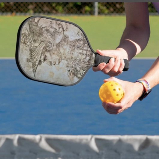 Leonardo's geharnaste krijger pickleball paddle