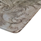 Leonardo's geharnaste krijger  snijplank (Hoek)