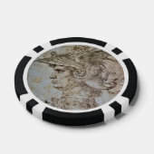 Leonardo's Helmeted Warrior Poker-chip Poker Chips (Enkel)