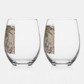 Leonardo's Helmeted Warrior    Wijnglas Zonder Voet (Links)