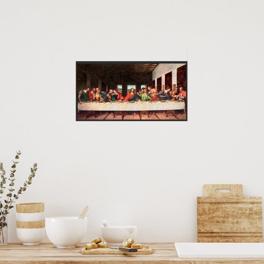 Leonardo's laatste schilderij van de Supper Poster (Keuken)